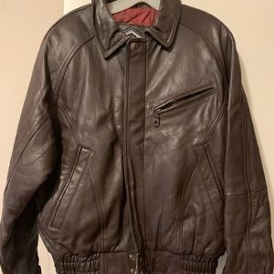 Man’s leather jacket